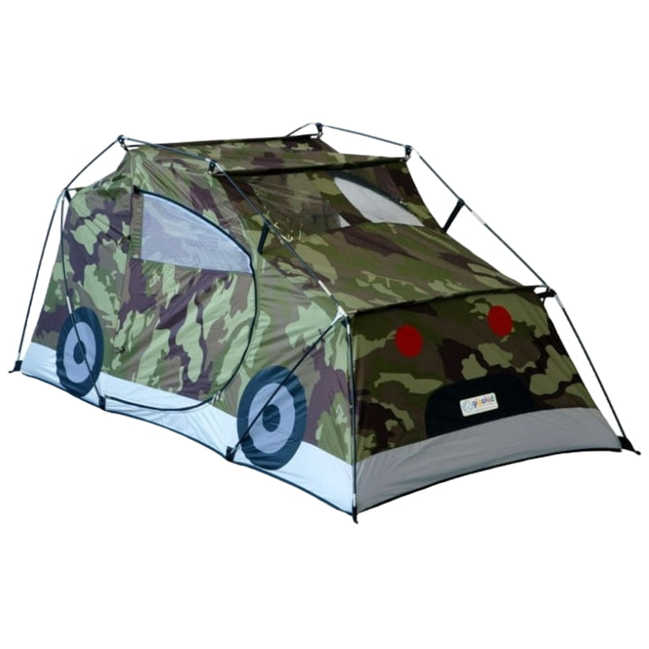 *OUTSIDE OF CA* 72 X 40" Camouflage 2-D Shaped Doors Fiberglass Poles C/P 15
