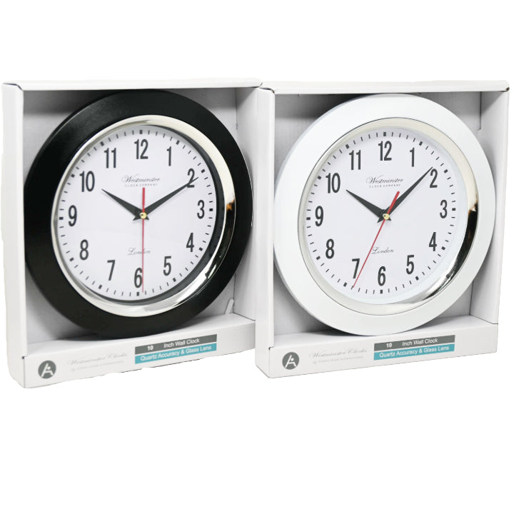 10" ASST WALL CLOCK C/P 6