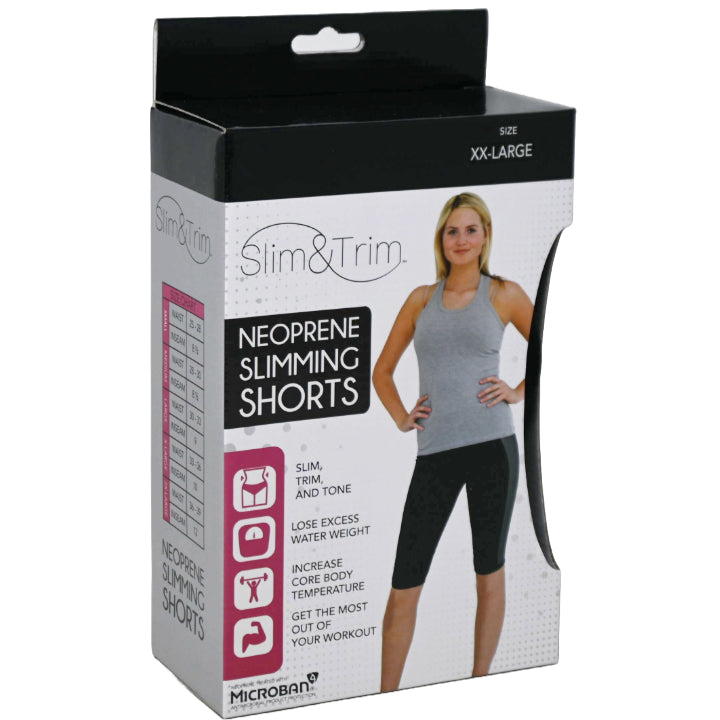 XXL BLK/GRY WOMEN NEOPRENE SHORT (BOXED) C/P 12