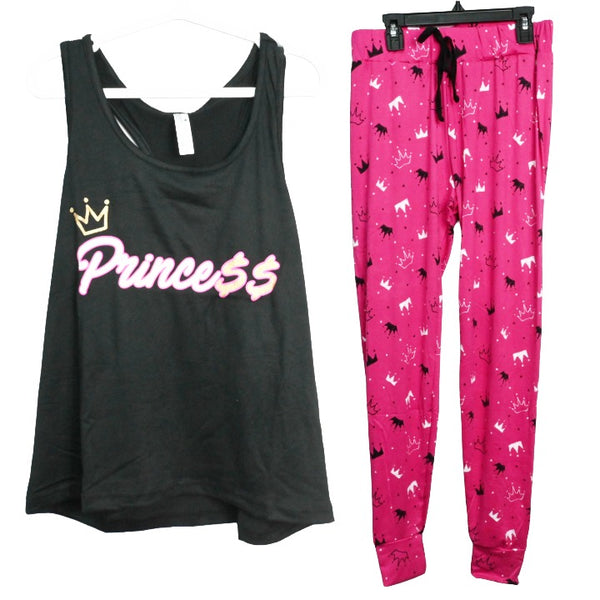 2pc Tiara Tank Jogger Set C/P 36 Lux Dreams