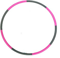 EXERCISE HOOP FOR ADULTS PINK/GRAY C/P 16