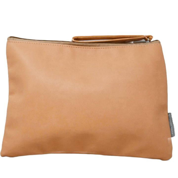 Peach Vegan Leather Wristlet C/P 96