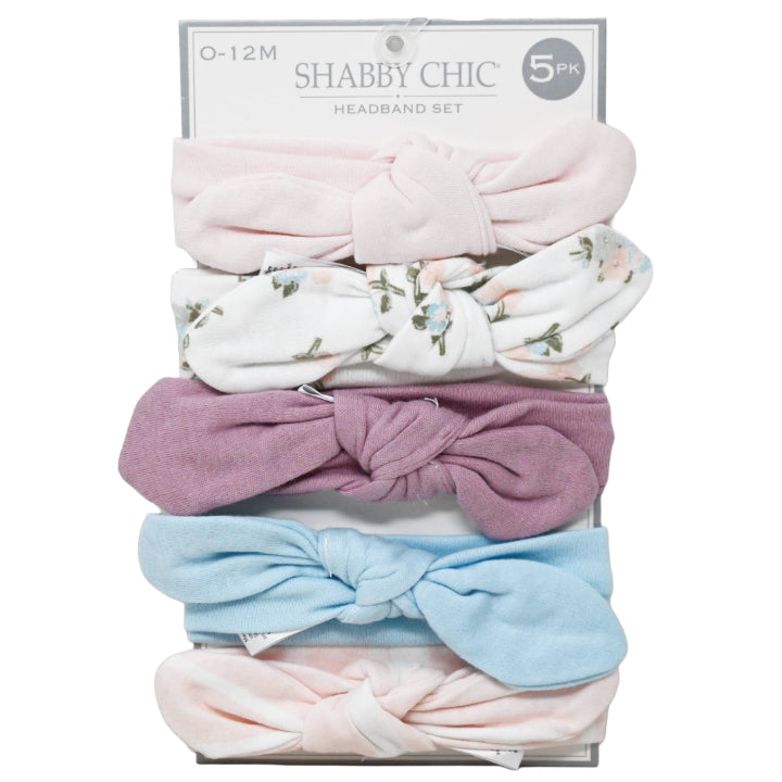 5pk Headband Set -Pink, White, Blue C/P 72