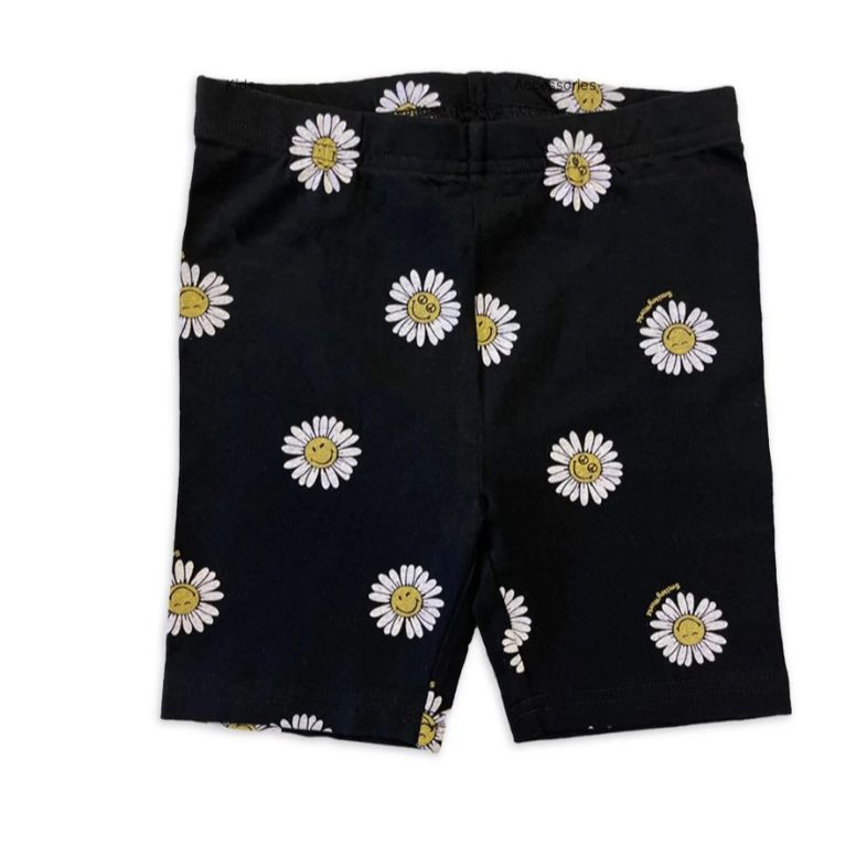 S-XL GIRL DAISY PRINTED BIKE SHORT C/P 24