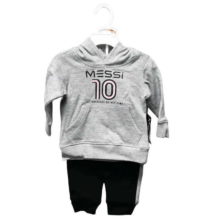 2pc BOYS MESSI LS TOP/PANT JOGGER SET, 3-ASST SIZE (12m-18m-24m) C/P 24
