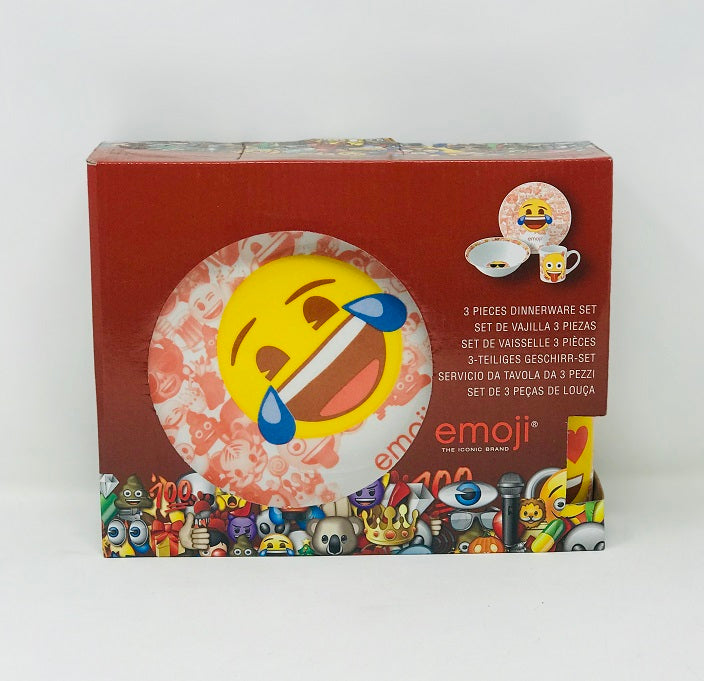 3pc EMOJI CERAMIC SET C/P 12