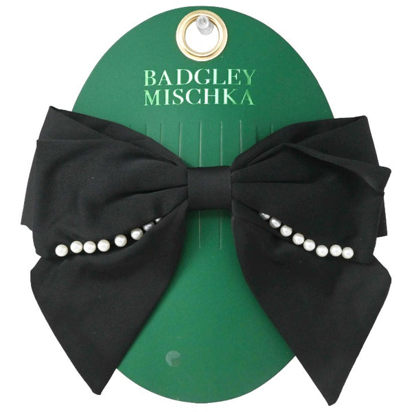 Bow Hair Clip C/P 180 Inner Bag 36 Badgley Mischka