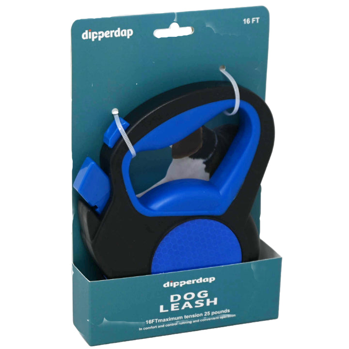 16FT RETRACTABLE LEASH BLUE C/P 12