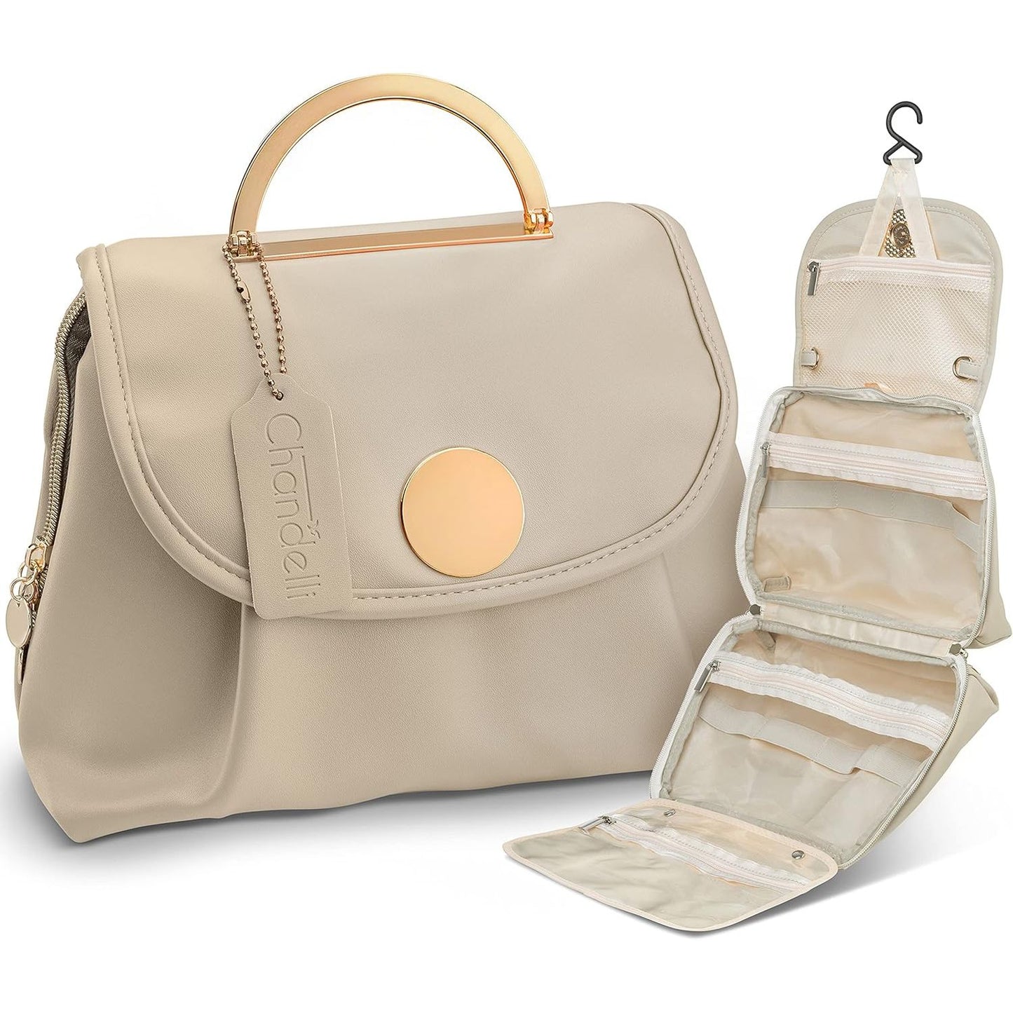 CREAM TOILETRY BAG C/P 20