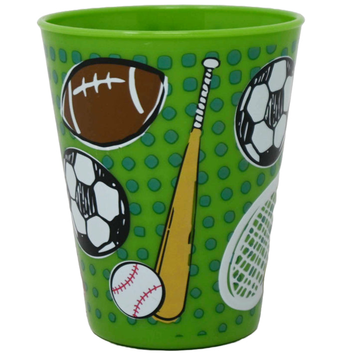 9" Kids Tapered Tumbler - Sports Print C/P 12