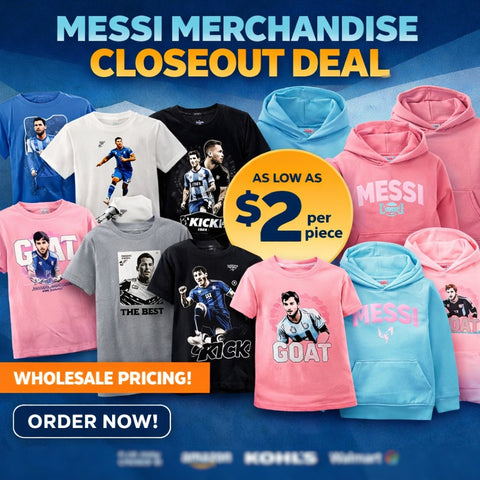 Wholesale Messi Apparel Blowout – Retail‑Ready, High Demand
