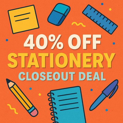 Kids’ Favorite Characters Stationery Sale — 40% Off
