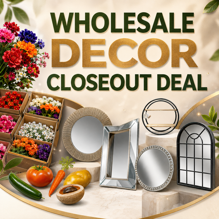 Home Decor, Mirrors & Florals Closeout – 500K+ Units