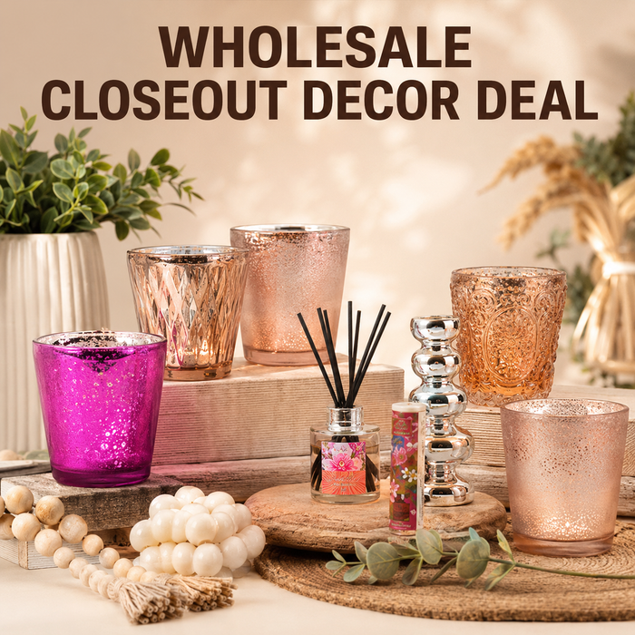85K+ Home Décor Closeout Items – Candle Holders, Diffusers & More