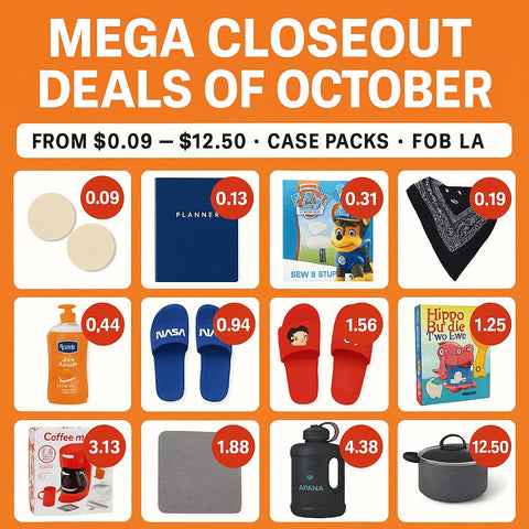 Mega Warehouse Closeout – Up to 95% Off!