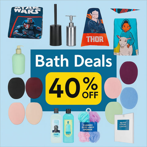 170K+ Bath Items- Towels, Seats & Shower Curtains