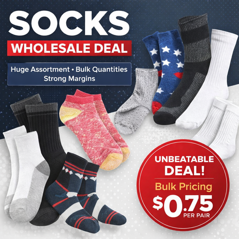 Bulk Socks Opportunity | 142,000+ Units with Usual Discounts