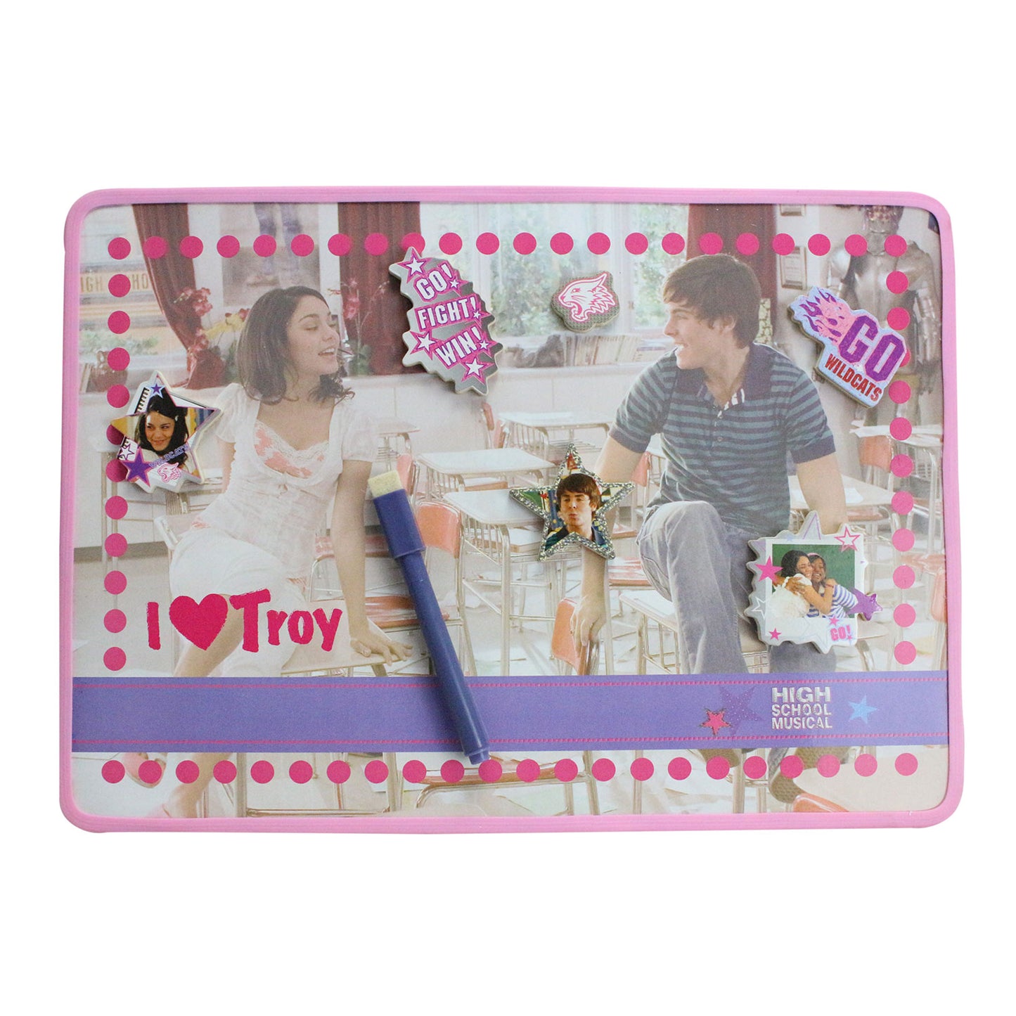 HIGH SCHOOL MUSICAL MAGNETIC DRY ERASE BOARD C/P 6