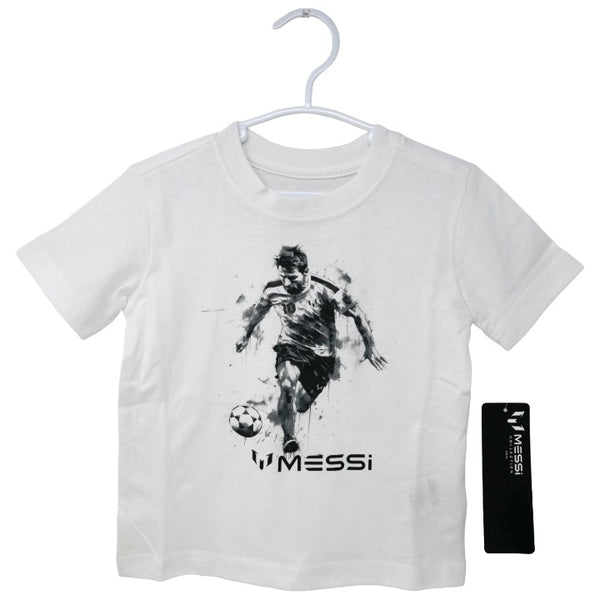 MESSI WHT INK SKETCH T-SHIRT 3-ASST SIZE 2T,3T,4T C/P 24