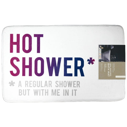 20X32" MULTICOLOR MICROFIBER PRINTED FOAM BATHMAT BATH ELEMENTS C/P 20