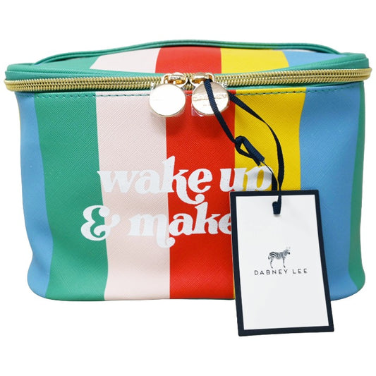 *OUTSIDE CA* MULTICOLOR TRAIN CASE W/RAINBOW COLORS DABNEY LEE C/P 20