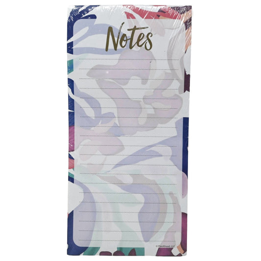 NOTEPAD W/MAGNETIC BACK - NOTES PALM PRINT C/P 12