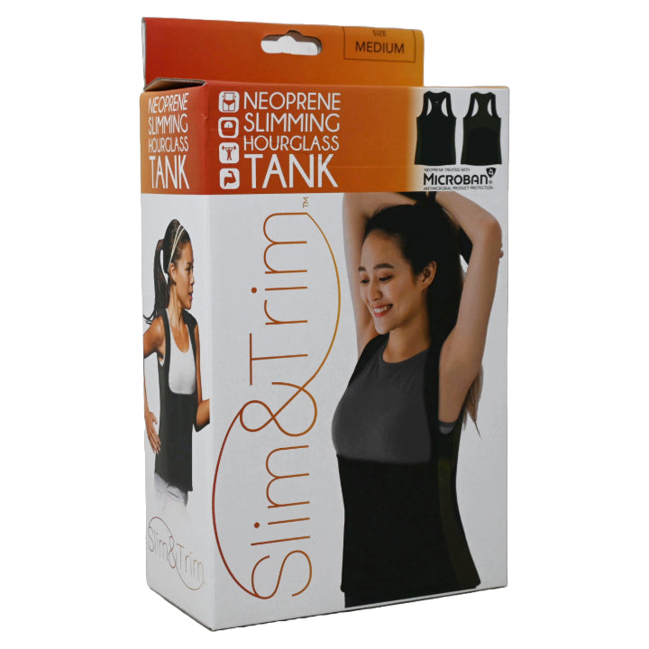 MED. BLK/OLIVE WOMEN HOURGLASS NEOPRENE TANK (BOXED) C/P 12