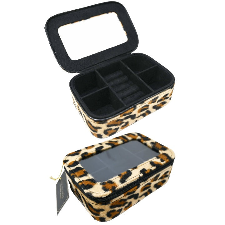 4x6 Leop Jewelry Organizer C/P 96 LESA MICHELE Jewelry Box
