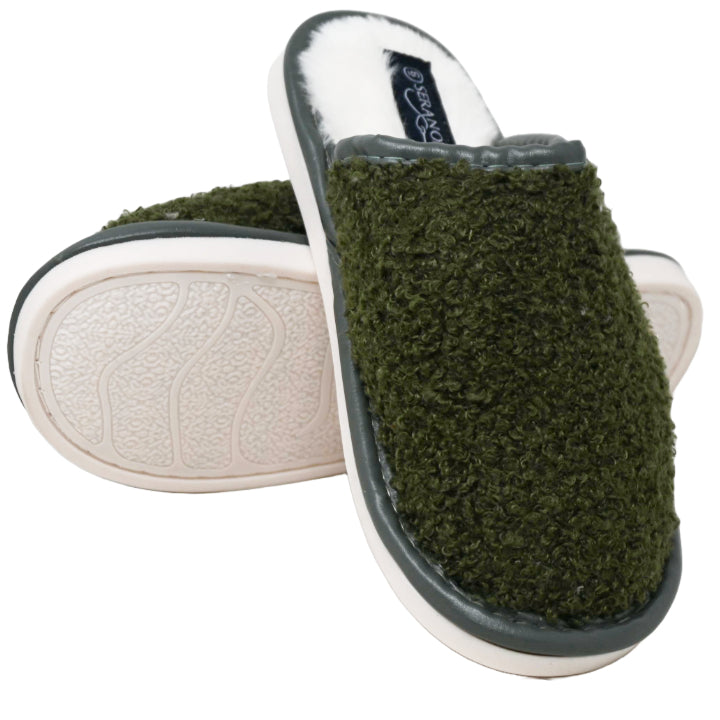 OLIVE LADIES SLIPPERS SIZE 9 C/P 18