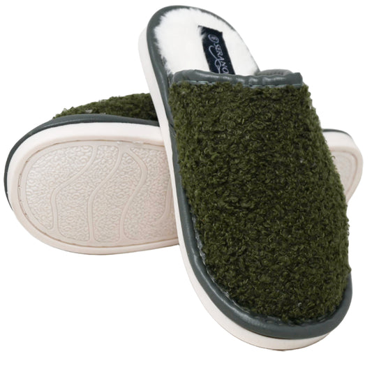 OLIVE LADIES SLIPPERS SIZE 9 C/P 18