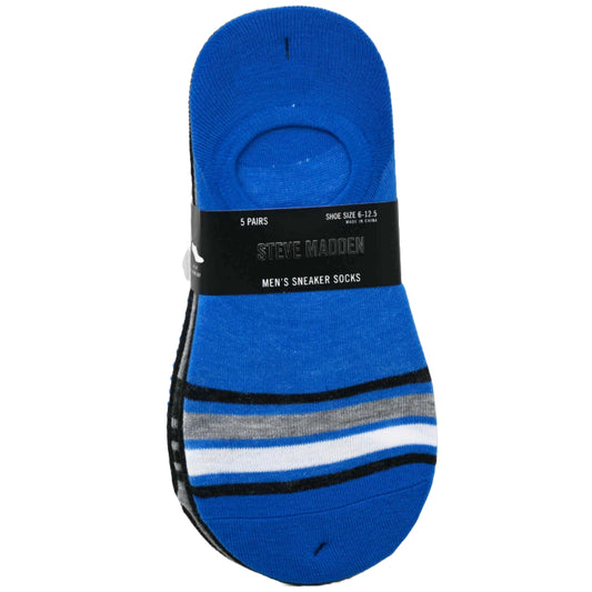 5pk MEN SNEAKER LINERS SIZE 10-13 STEVE MADDEN C/P 36