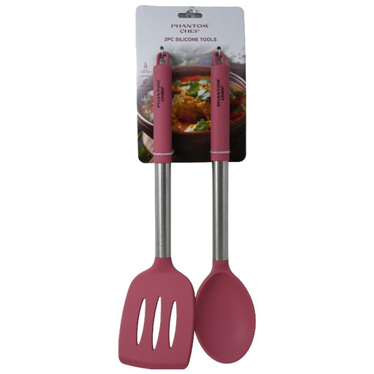 2pc Blsh Turner Spoon Set C/P 24 Phantom Chef