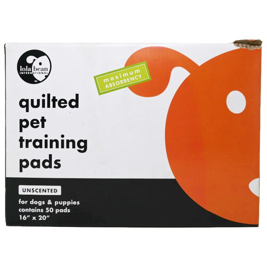 50ct Unsc 22x22 Pet Pads C/P 8 Lola Bean International