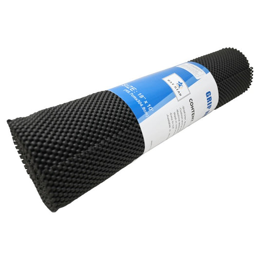 18x120" BLACK SHELF LINER RAY STAR C/P 12