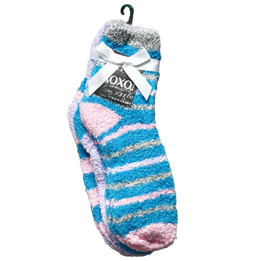 3pk XOXO LADIES ASST COZY SOCKS SIZE 4-10 C/P 48