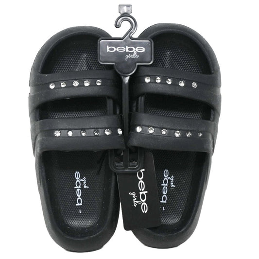 BLACK DOUBLE STRAP BLOWN EVA wCLEAR RS BEBE 6-ASST SIZE C/P 18