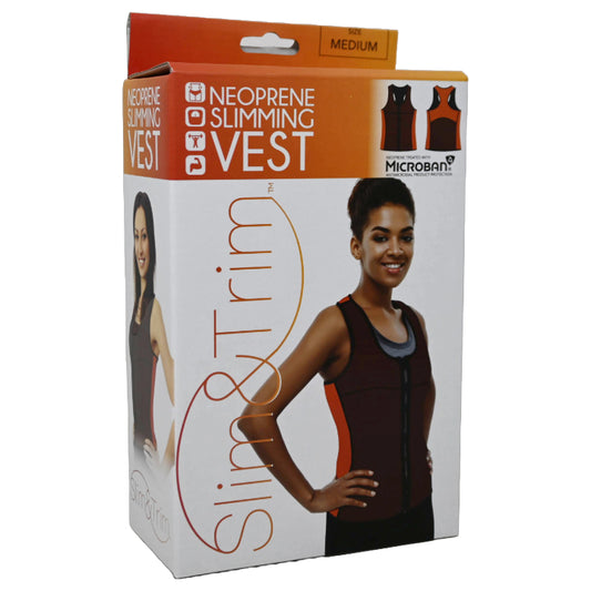 MED. 2-TONE CORAL NEOPRENE VEST (BOXED) C/P 12