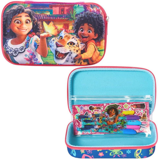 ENCANTO MOLDED PENCIL CASE & GEL PEN SET C/P 12