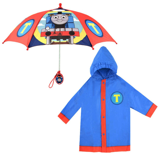 2PC SET BOYS THOMAS SLICKER AND UMBRELLA SET C/P 12