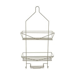 3 TIER SATIN NICKEL WAVE SHOWER CADDY C/P 12