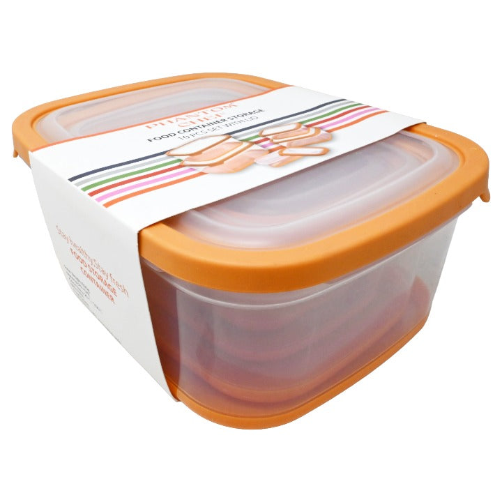 5pk Pmp Rect Food Container Set C/P 12 Phantom Chef