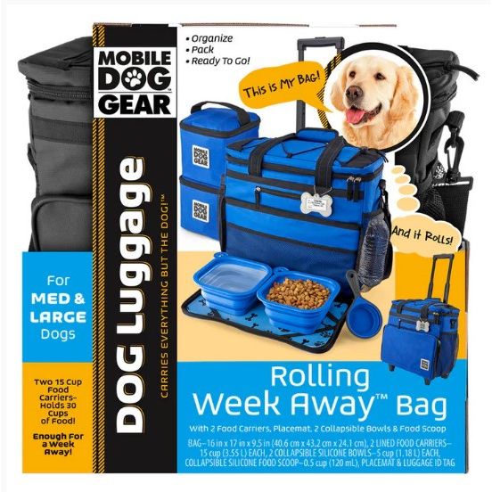 BLACK DOG GEAR ROLLING WEEK AWAY TRAVEL BAG C/P 4