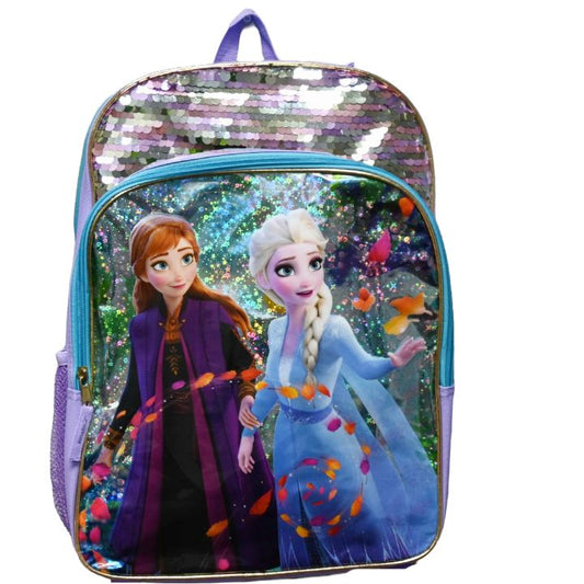 16" FROZEN 2 BACKPACK W/SEQUINS C/P 12