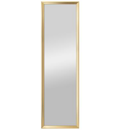 18.9x66" LARA GOLD LEANER FRAMED MIRROR C/P1