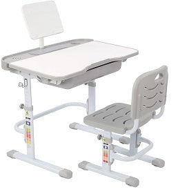 Children's Grey Desk and Chair C/P 1