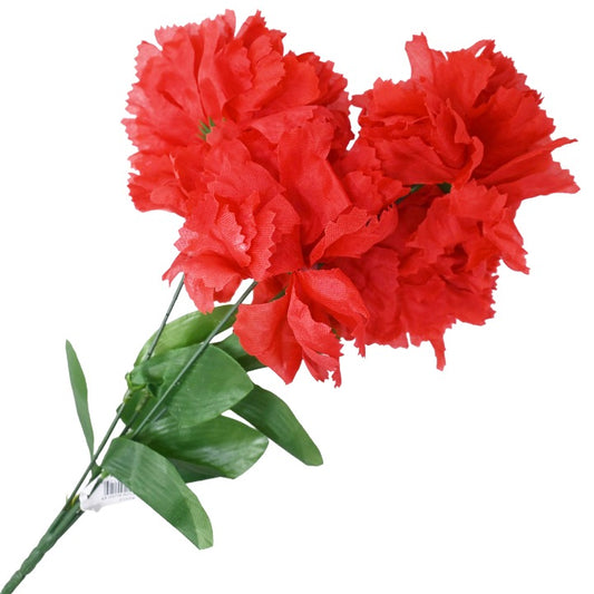 Red Carnation Bush 5 Flowers C/P 360