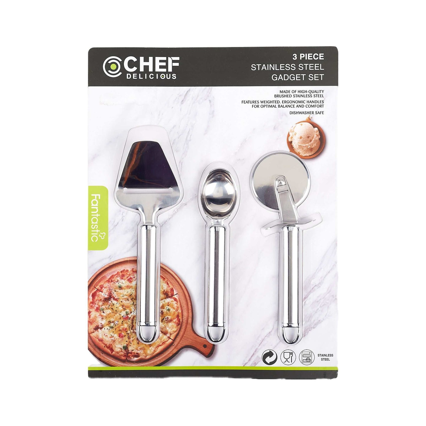 Chef Delicious KITCHEN TOOL 3PCS SET C/P 6
