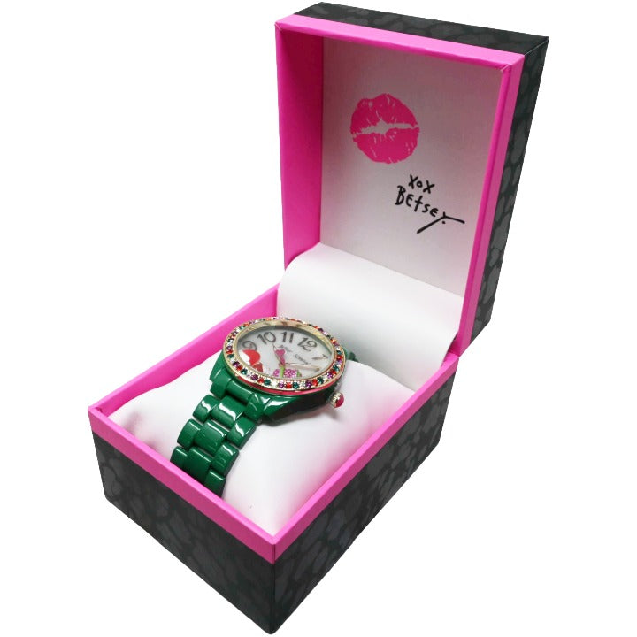 Gold Dial Xmas Watch C/P 50 Betsey Johnson