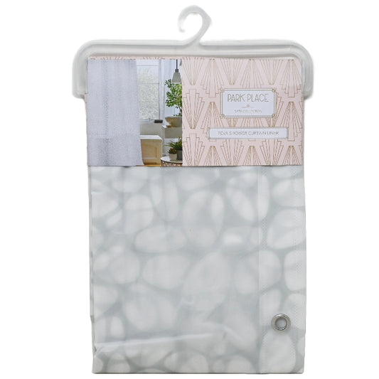 70" X 72" LIGHT GREEN PEVA SHOWER CURTAIN C/P 12