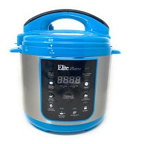 4qt ELITE BLUE PRESSURE COOKER C/P 1